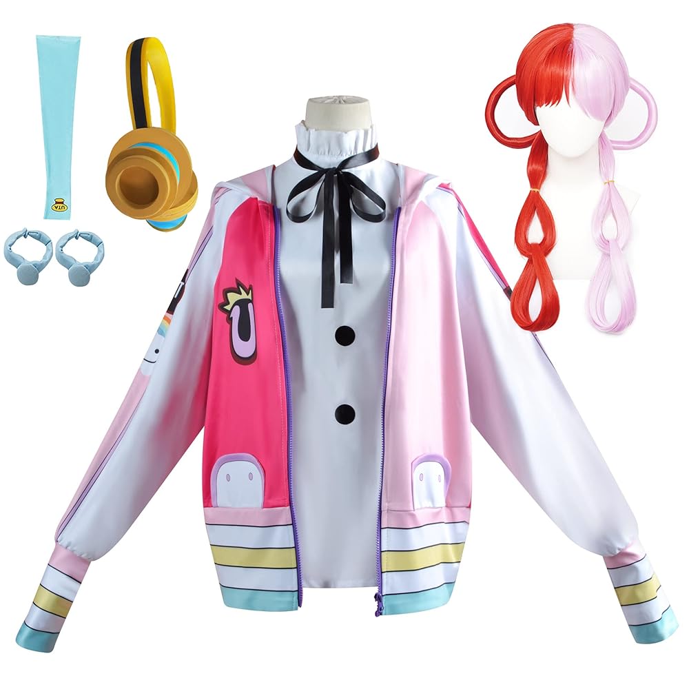 ワンピース　ウタ　UTA コスチューム　イヤホン付　コスプレ　150㎝ Amazon.co.jp: [Peongtice] ウタ UTA コスプレ ワンピース